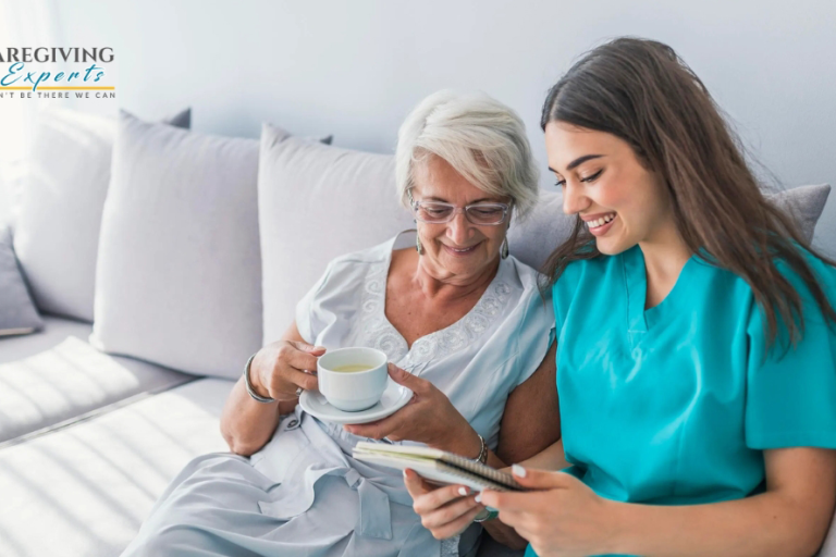 image (3) girl taking care for aged women